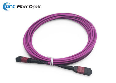 8M Digitale Vezel Optische Kabel LSZH OM4 50/125 de Violette het Type B van MTP Vrouwelijke Draad van de Eliteboomstam