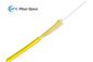 Het gele Simplexjasje van de Wijze Multimode pvc LSZH OFNP van de Vezel Optische Kabel Enige